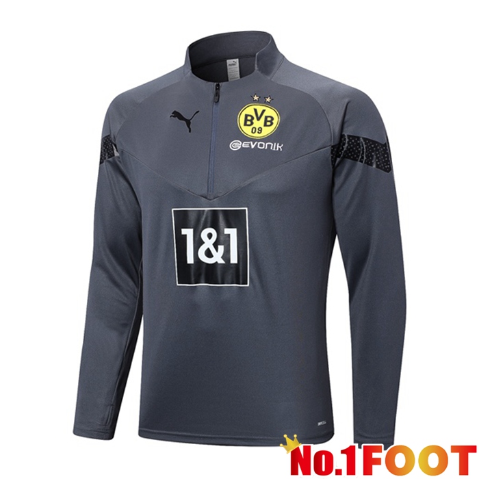 Dortmund BVB Training Sweatshirt Grey 2023/2024