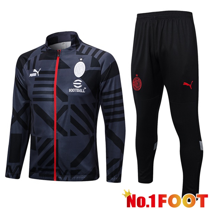 AC Milan Training Jacket Suit Black 2023/2024