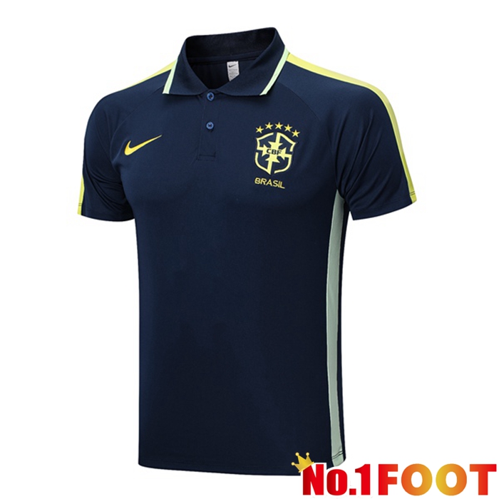 Brazil Soccer Polo Royal Blue 2023/2024 - Click Image to Close