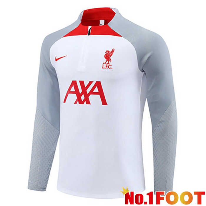 FC Liverpool Training Sweatshirt White Grey 2023/2024