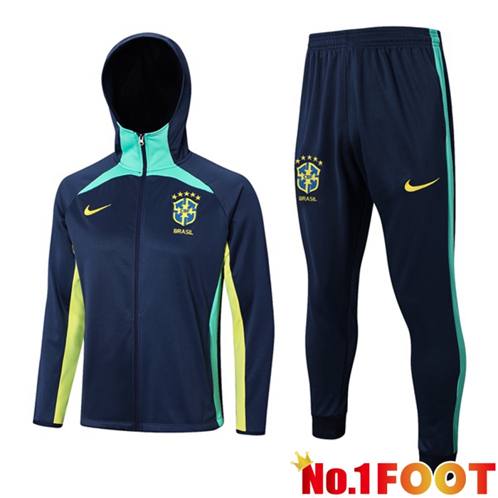 Brazil Training Tracksuit Hoodie Royal Blue 2023/2024