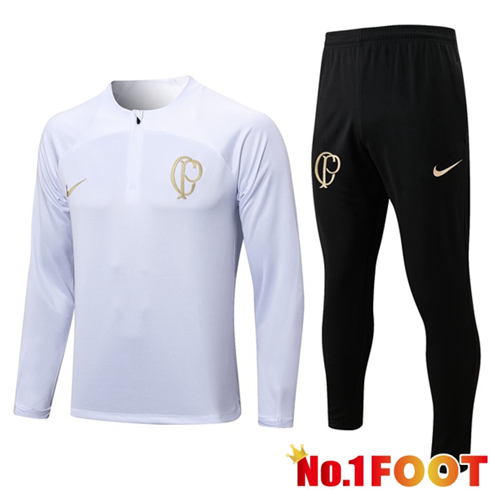 Corinthians Training Tracksuit Suit White 2023/2024