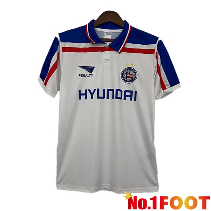 EC Bahia Retro Soccer Jersey Home White 1998