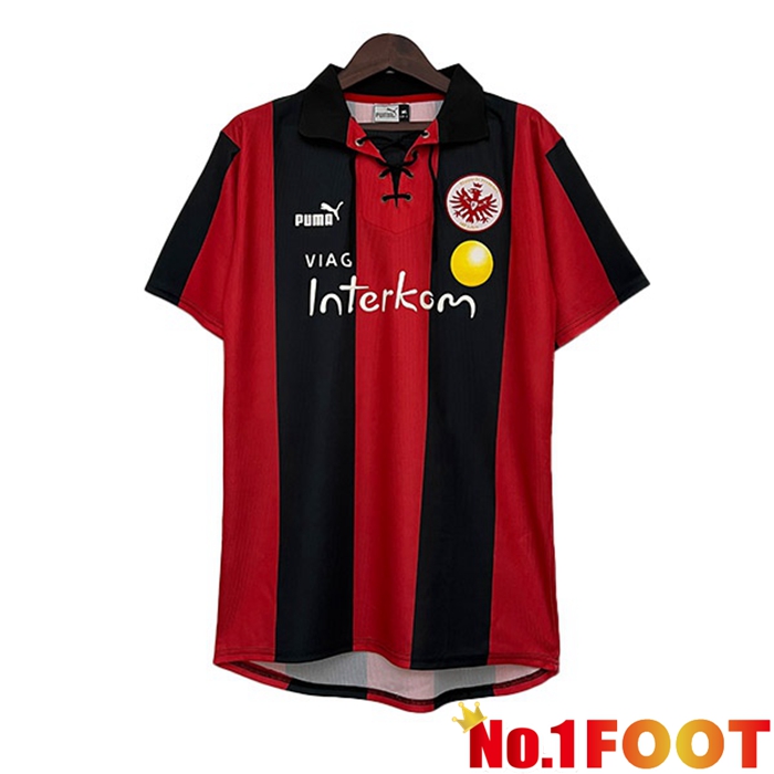 Eintracht Frankfurt Retro Soccer Jersey Home Red 1998-1999