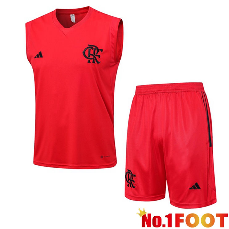 Flamengo Football Vest + Shorts Red 2023/2024