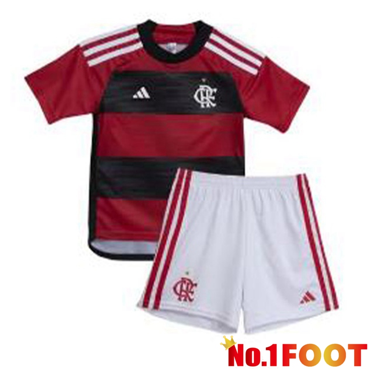 Flamengo Kids Football Jersey Home Red 2023/2024