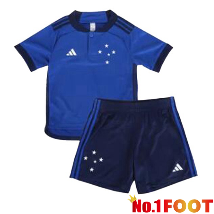 Cruzeiro EC Kids Football Jersey Home Blue 2023/2024