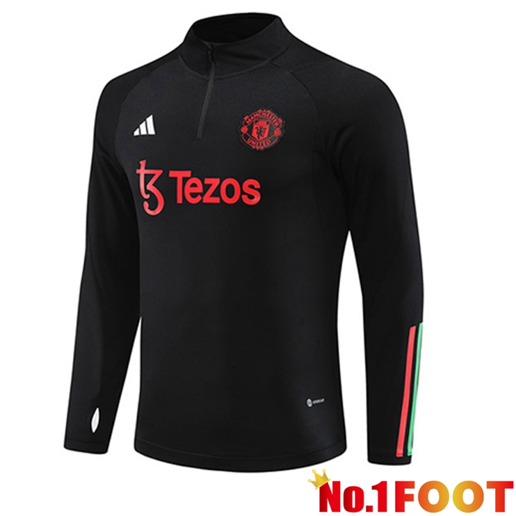 Manchester United Training Sweatshirt Black 2023/2024