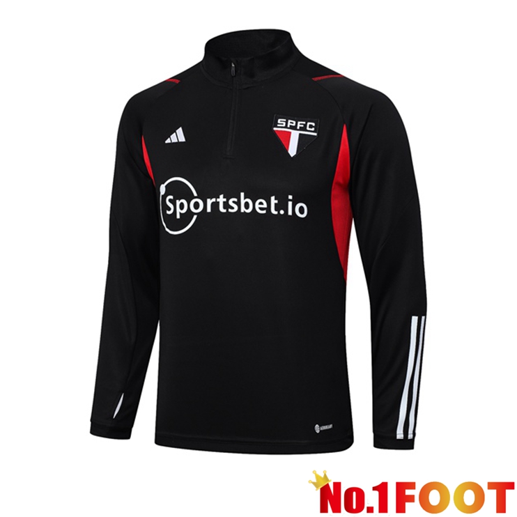 Sao Paulo FC Training Sweatshirt Black 2023/2024