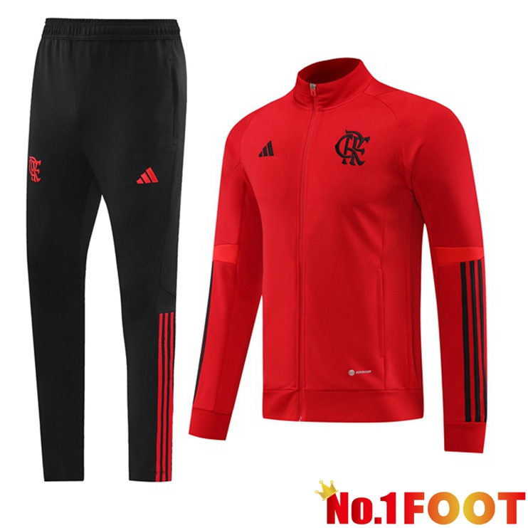 Flamengo Training Jacket Suit Red 2023/2024