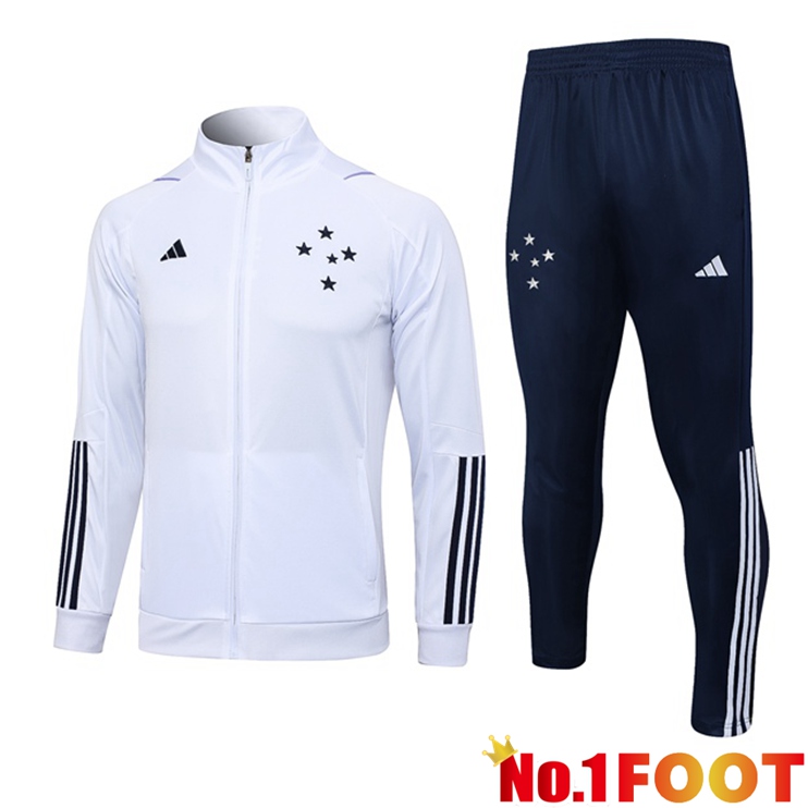 Cruzeiro EC Training Jacket Suit White 2023/2024