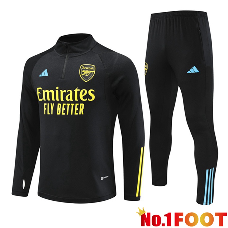 Arsenal Training Tracksuit Suit Black 2023/2024