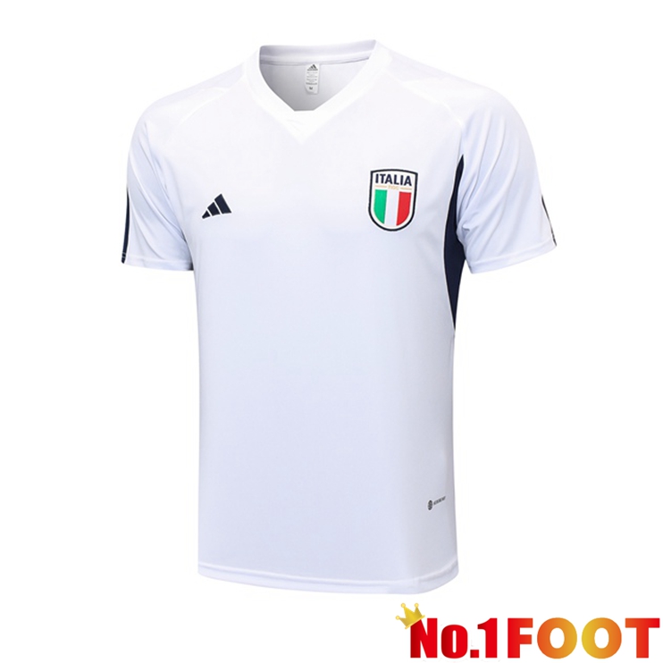 Italy Training T Shirt White 2023/2024