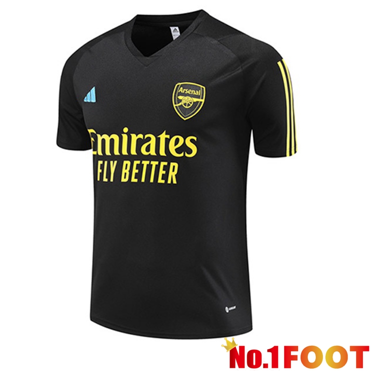 Arsenal Training T Shirt Black 2023/2024