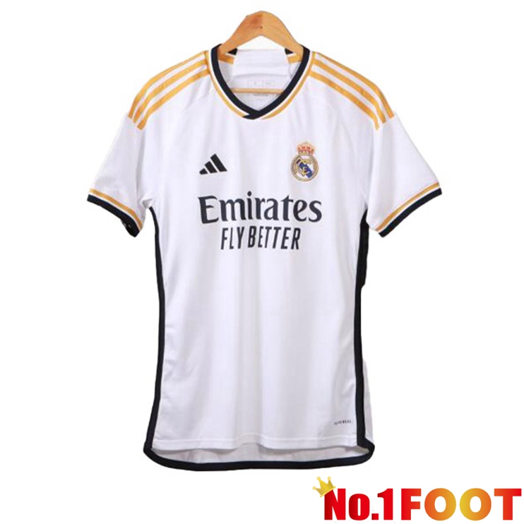 Real Madrid Football Jersey Home White Leaked Version 2023/2024