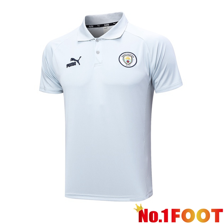 Manchester City Football Polo White 2023/2024