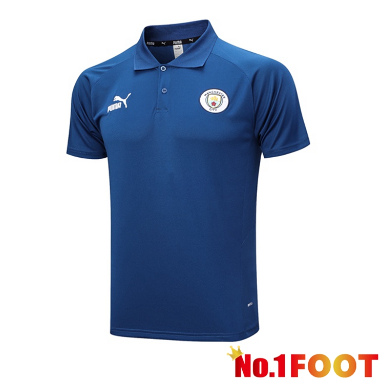 Manchester City Football Polo Royal Blue 2023/2024