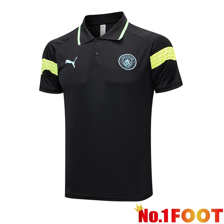 Manchester City Football Polo Black 2023/2024 - Click Image to Close