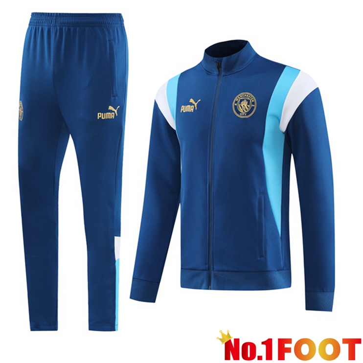 Manchester City Training Jacket Suit Royal Blue 2023/2024