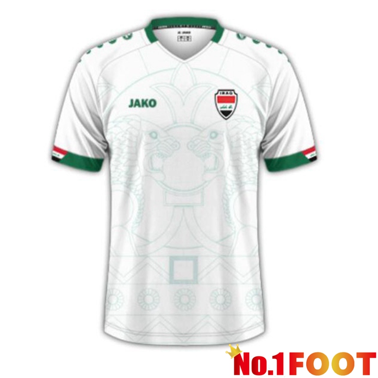 Iraq Football Jersey Away White 2023/2024