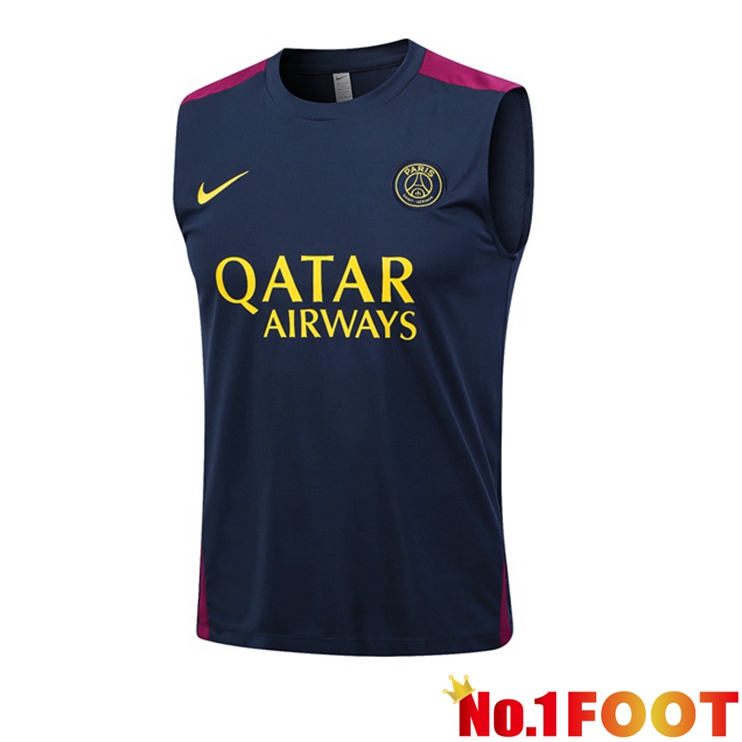 Paris PSG Football Vest Royal Blue 2023/2024