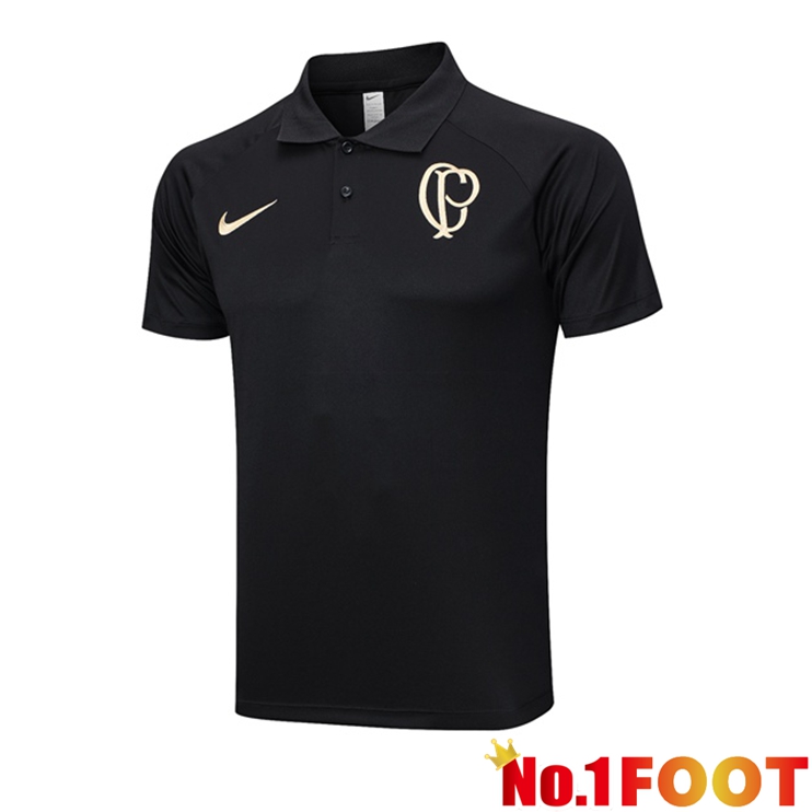 Corinthians Football Polo Black 2023/2024