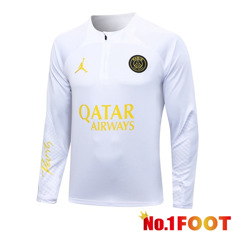 Paris PSG Training Sweatshirt White 2023/2024