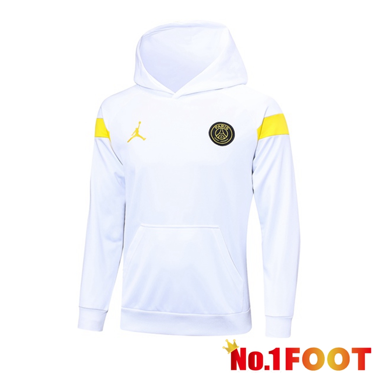 Paris PSG Training Sweatshirt Hoodie White 2023/2024