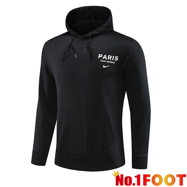 Paris PSG Training Sweatshirt Hoodie Black 2023/2024