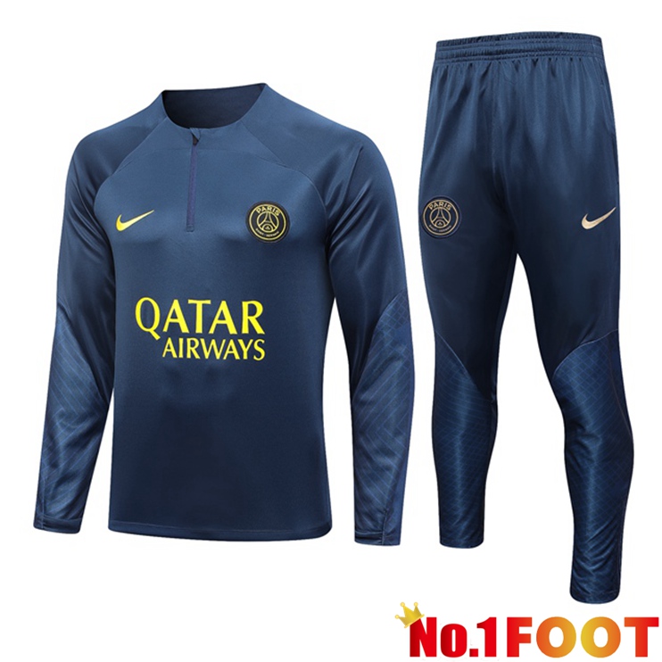 Paris PSG Training Tracksuit Suit Blue 2023/2024