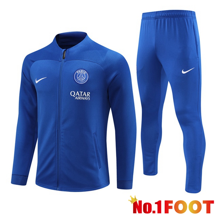 Paris PSG Training Jacket Suit Blue 2023/2024