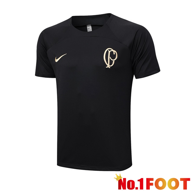 Corinthians Training T Shirt Black 2023/2024