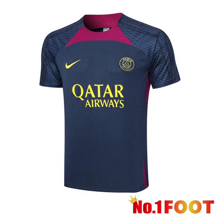 Paris PSG Training T Shirt Royal Blue 2023/2024