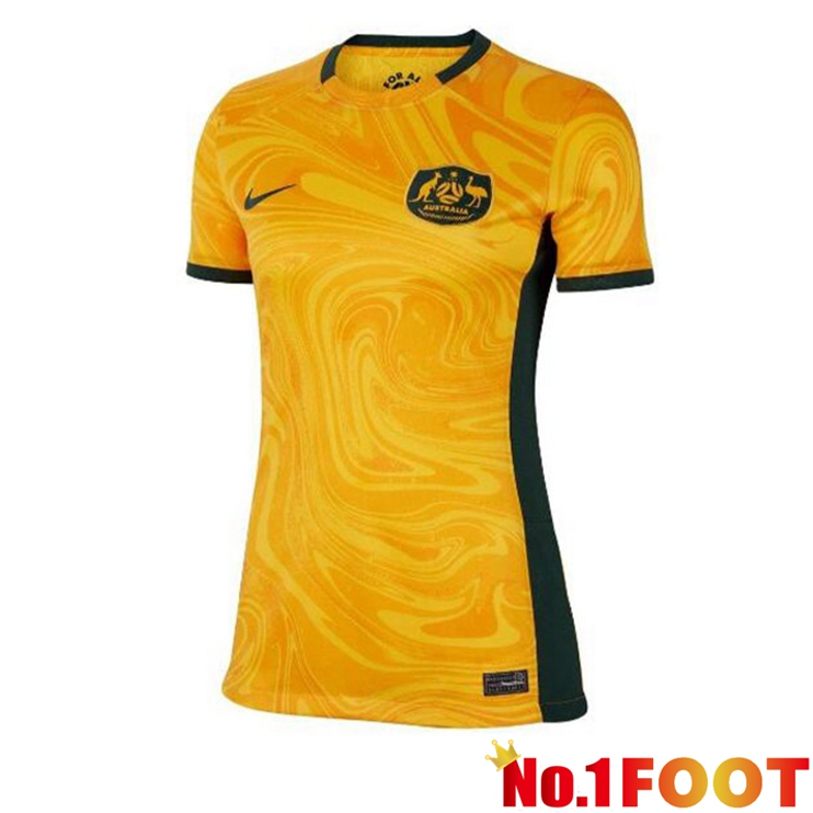 Australia Womens Football Jersey Home Orange 2023/2024