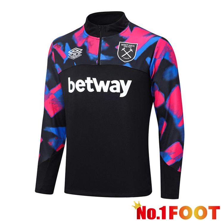 West Ham Training Sweatshirt Black 2023/2024