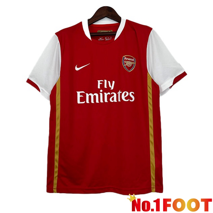 Arsenal Retro Football Jersey Home Red 2006-2008