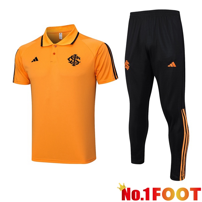 SC Internacional Football Polo + Pants Orange 2023/2024