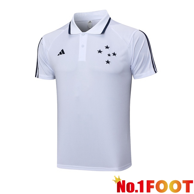 Cruzeiro EC Football Polo White 2023/2024