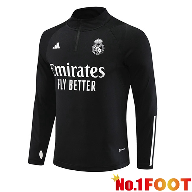 Real Madrid Training Sweatshirt Black 2023/2024