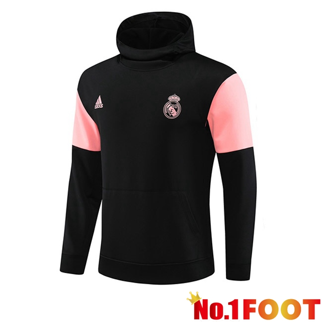 Real Madrid Training Sweatshirt Hoodie Black 2023/2024