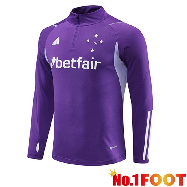 Cruzeiro EC Training Sweatshirt Purple 2023/2024