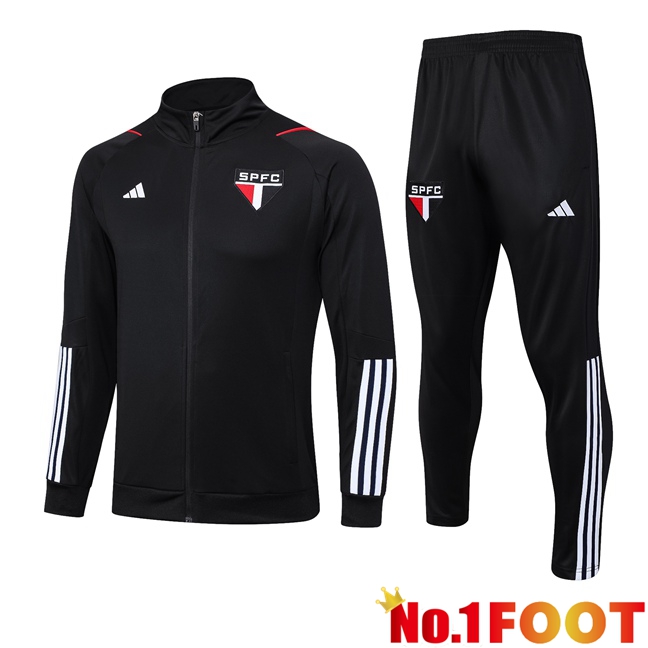 Sao Paulo FC Training Jacket Suit Black 2023/2024