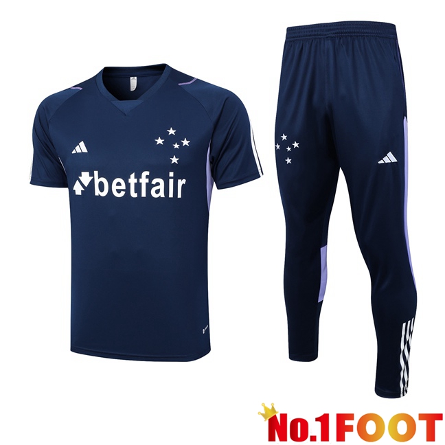 Cruzeiro EC Training T Shirt + Pants Royal Blue 2023/2024