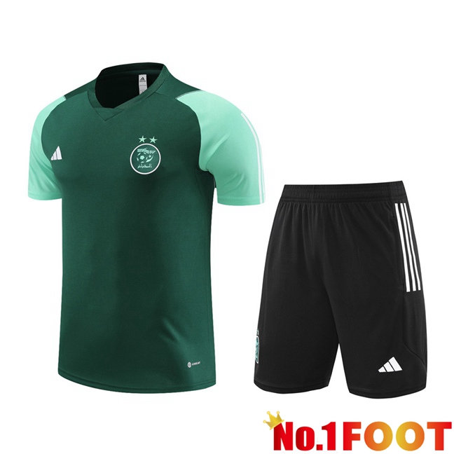 Algeria Training T Shirt + Shorts Green 2023/2024