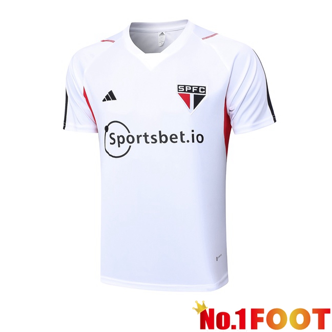 Sao Paulo FC Training T Shirt White 2023/2024