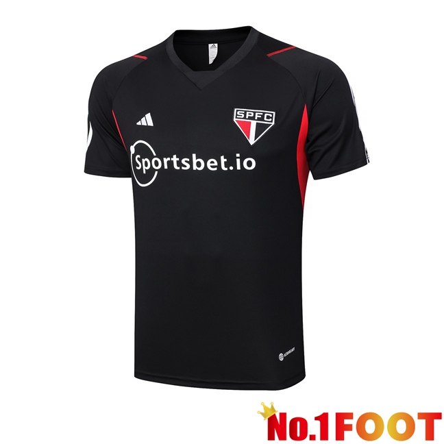 Sao Paulo FC Training T Shirt Black 2023/2024