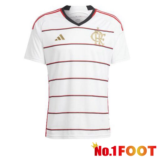 Flamengo Football Jersey Away White 2023/2024