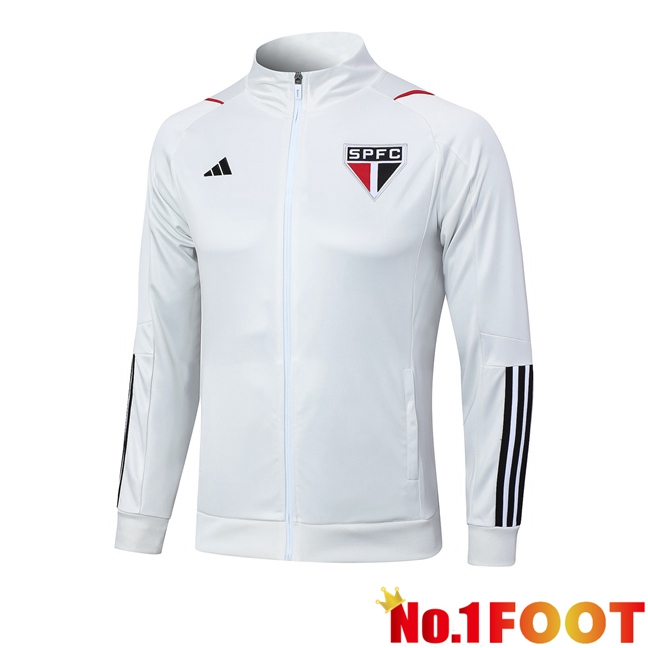 Sao Paulo FC Training Jacket White 2023/2024