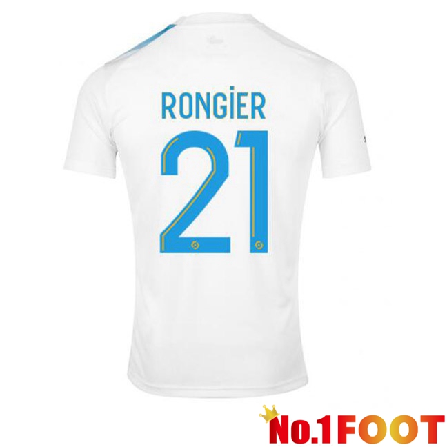 Marseille OM (RONGIER 21) Football Jersey 30th Anniversary Edition White Blue 2022/2023