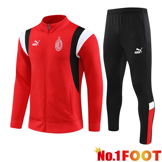 AC Milan Training Jacket Suit Red 2023/2024